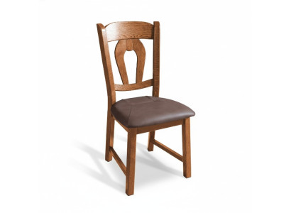 Zet 10x massief houten eetkamerstoelen leren bekleding stoelen gastronomische eetkamer.