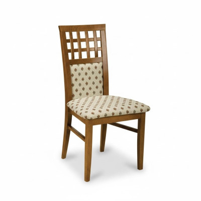Stel 10x massief houten eetkamerstoelen stoffen bekledingstoel stoelen gastronomische eetkamer