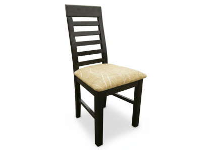 Stel 10x eetkamerstoelen van stof, massief houten frame, gestoffeerde stoelen voor gastronomie.