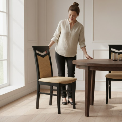 Houten 20x Restaurantstoelenset Eetkamergroep Gestoffeerde Stoelen Horeca Nieuw Stoel