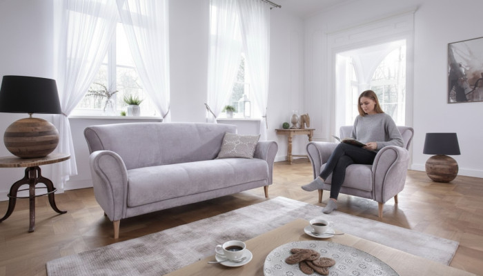 Sofagroep 3+1+1 zitsbanken Bankstel Moderne bankstellen Stof Nieuw
