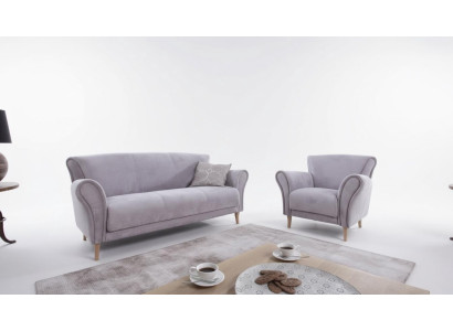 Sofaset 3+1-zitsbanken Bank Stoffering Set Klassieke Banken Stof