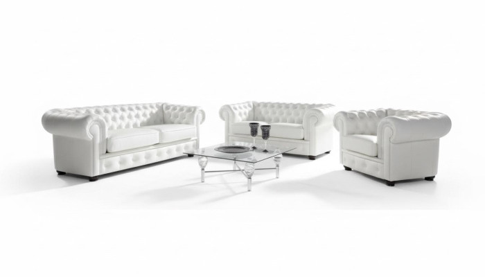 Sofagroep 3+1+1 zits Design Relaxbanken Bekleding Moderne Bankstellen