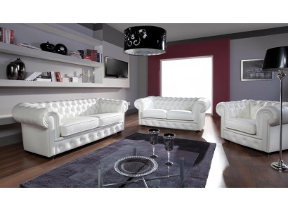 Bankstel 2-zits Chesterfield design Relax banken Bekleding Moderne bankstellen