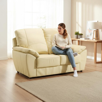 Bankstel 2-zits Design Banken Gestoffeerde Moderne Bankstellen Leder Relax Leder