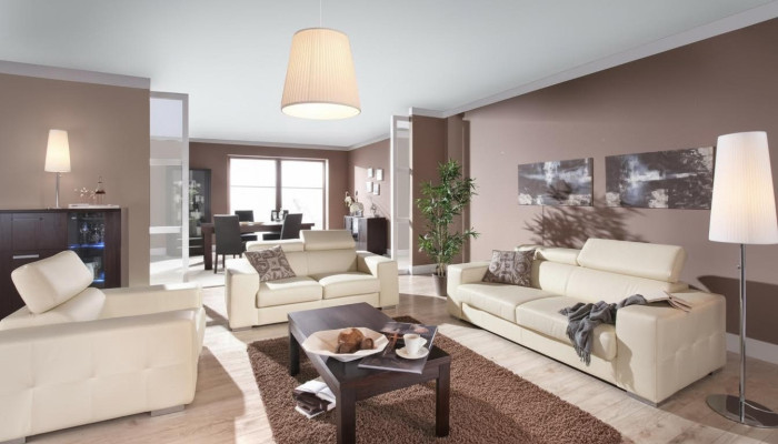 Sofaset 3+1 zits set Design banken gestoffeerde banken lederen decoratie ontspannen
