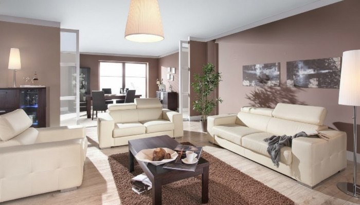 Echtlederen bankstel bankstel bankstel 3+2 zitplaatsen modern design bekledingsset