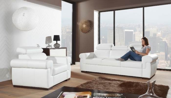 Moderne woonkamer compleet set 3+1+1 bank bankstel zitkussen stoffering nieuw