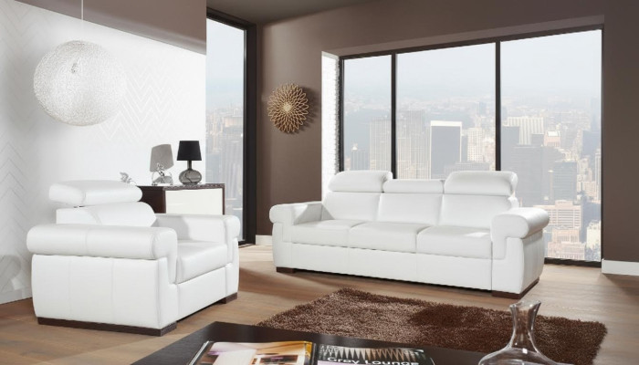 Moderne woonkamer compleet set 3+1+1 bank bankstel zitkussen stoffering nieuw