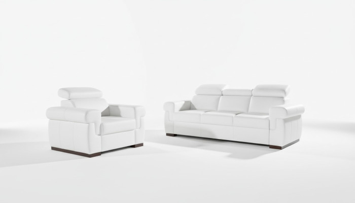 Bank 2-zits ontwerp banken bekleding moderne zithoek stof leer tweezitter nieuw.