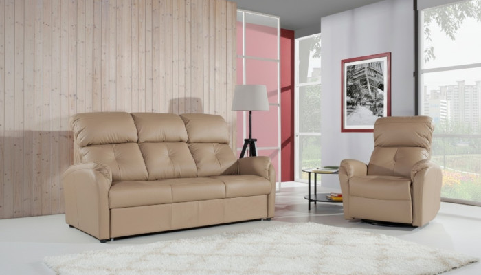 Sofagarnituur 3+1+1-zits set Designbankstellen Bekleding Bankstellen Relaxleer
