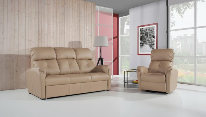 Bankstel 2 zits Designbankstellen Gestoffeerde banken Lederen relax Moderne stoelen