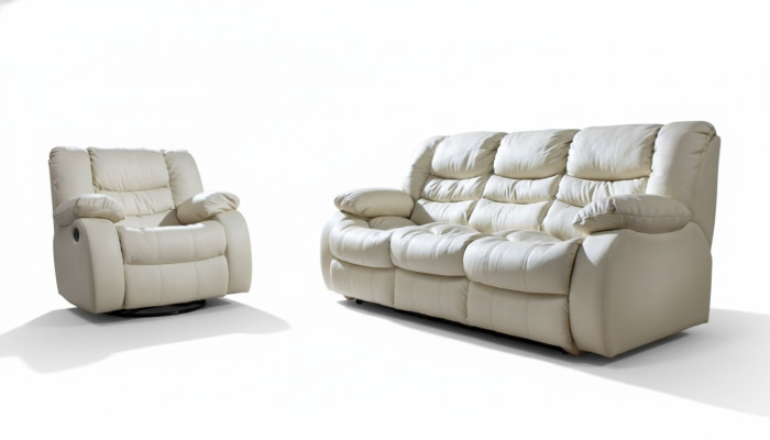 Multifunctionele bankstel lederen bankstel 3+2+1 relax bioscoopbankstel set bekleding