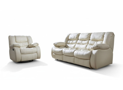 Verstelbare bankstel Elektrische voetsteunen Lederen bank Sofa Cinema