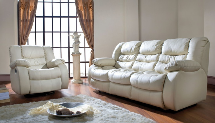 Verstelbare bankstel Elektrische leren voetsteunen Bank Sofa Cinema