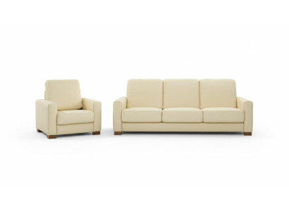 Sofa set 3+1+1 zits set Design Bankstel Beklede Banken Lederen Relax Moderne