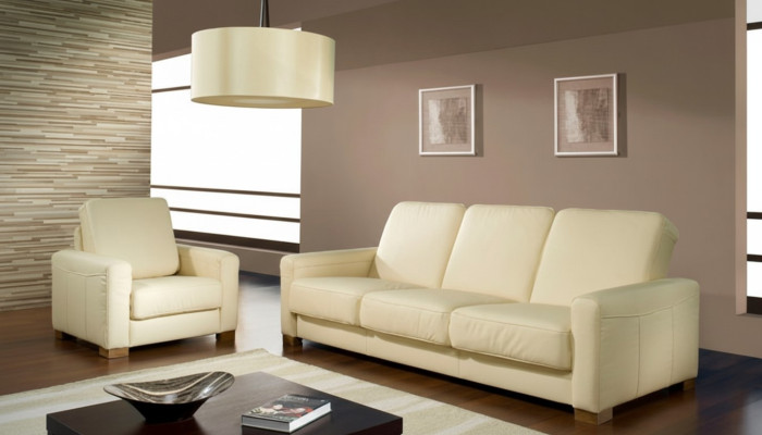 Bankstel Moderne 3+1 Zits Set Design Bankstellen Gestoffeerde Banken Leer