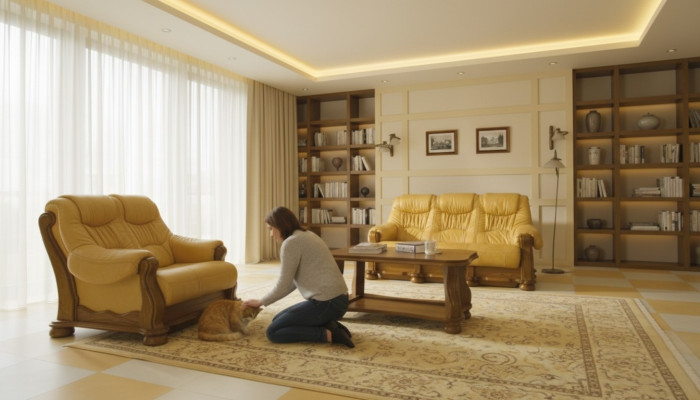 Sofaset 3+2+2 zits Klassieke woonlandschap Bankstellen Banken Bekleding Nieuw