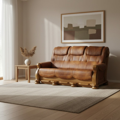 Sofaset 3+1+1 Zits Klassiek Woonlandschap Bankstellen Banken Bekleding Nieuw