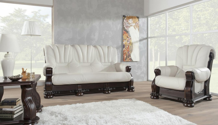 Sofaset 3+1+1 zits klassieke woonlandschap banken gestoffeerde banken nieuw
