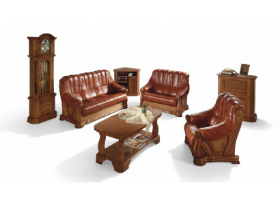 Sofa Driepersoons Bank Klassiek Nieuw Gestoffeerd 3-zits Leren Bankstellen