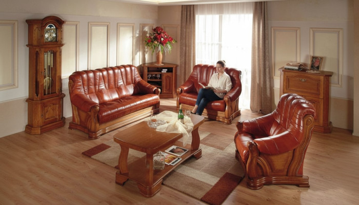 Klassieke tweezitsbank bank sofa's gestoffeerde bank 2-zits lederen bankstellen