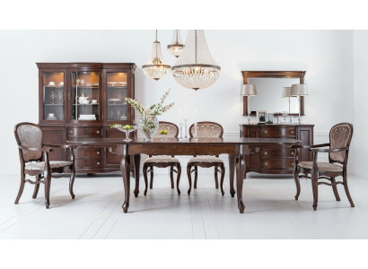Klassieke antieke stijl Eettafel Woonkamer Houten Tafels XXL Groot Nieuw