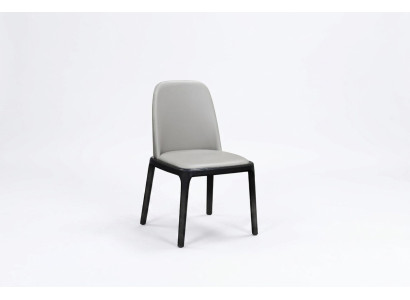 Stoel 1x eetkamer gestoffeerde stoel fauteuil lounge club textiel leer televisie stof.