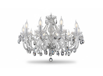 Klassieke afdekking kroonluchter lamp lampverlichting kristal Nieuw Boheems