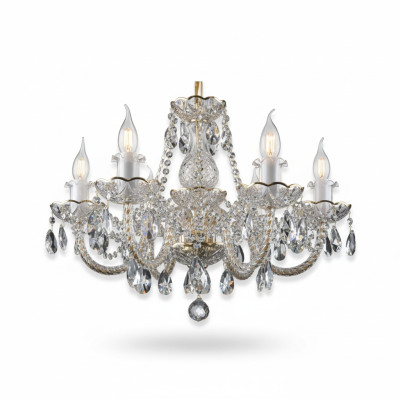 Kroonluchter lampenkap kristal klassieke verlichting lampen