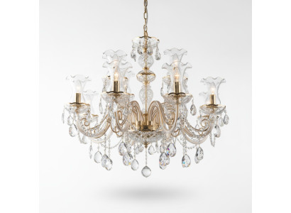 Klassieke kroonluchter plafondlamp Bohemen verlichting kristal Nieuw