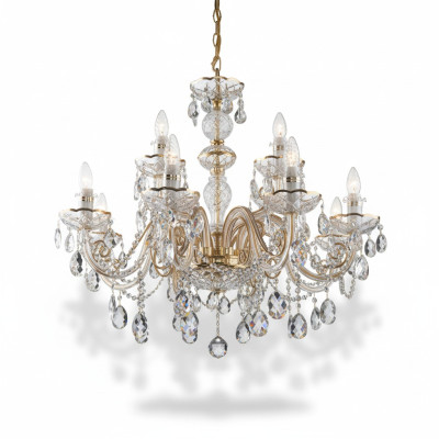 Klassieke plafond kroonluchter lamp Bohemia verlichting kristal nieuw
