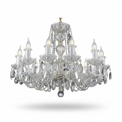 Kroon kaarsenstandaard lamp plafondlamp kristallen lamp verlichting Bohemen lamp