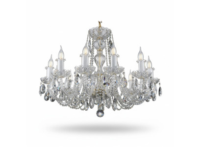 Kroon kaarsenstandaard lamp plafondlamp kristallen lamp verlichting Bohemen lamp