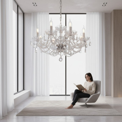 Kroonluchter Hoes Klassieke Lamp Lampverlichting Kristal Nieuw Bohemen