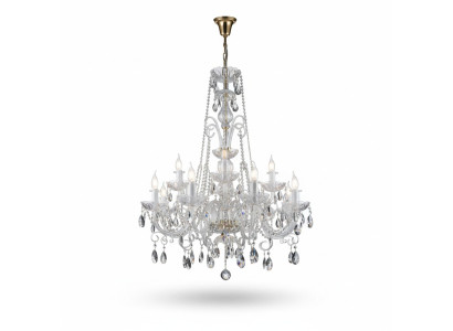 Klassieke plafondkroonluchter lamp verlichting kristal nieuw Boheems armatuur.