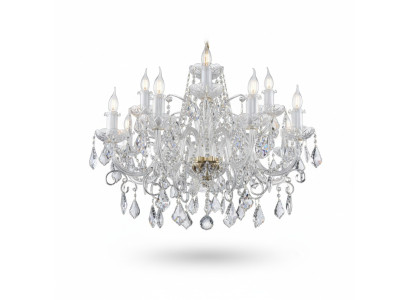 Klassieke plafondlamp met kristalverlichting Nieuwe Boheemse lamp kroonluchter