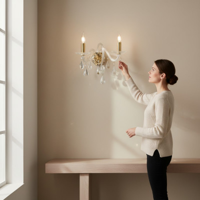 Bohemen wandlamp kroonluchter antieke stijl muurlamp / hanglamp, Nieuw
