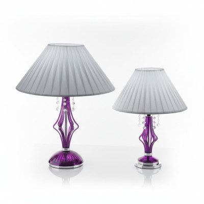 Kristallen lamp Bureaulamp Tafel Elite Bohemen Voet Nachtkastje Nieuw