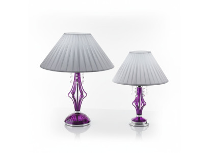 Kristallen lamp Bureaulamp Tafel Elite Bohemen Voet Nachtkastje Nieuw