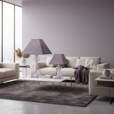 Lamp Crystal Table Lamp Elite Bohemia Foot Nightstand New Office