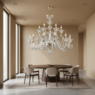 Bohemen Moderne Licht plafondverlichting kroonluchters kristal gouden lamp kroonluchter.