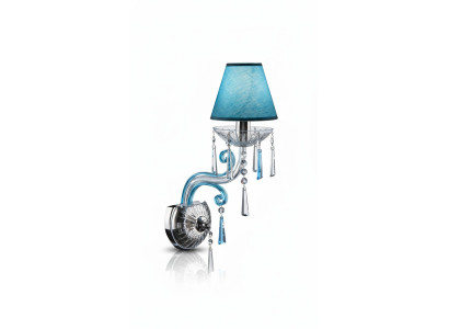 Bohemia wandlamp Blauwe kroonluchter Lamp Lampenwereld Wandlamp Lampen