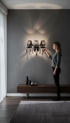 Wandlamp Bohemia Classic Wandkandelaar Dubbele Wandlamp Nieuw