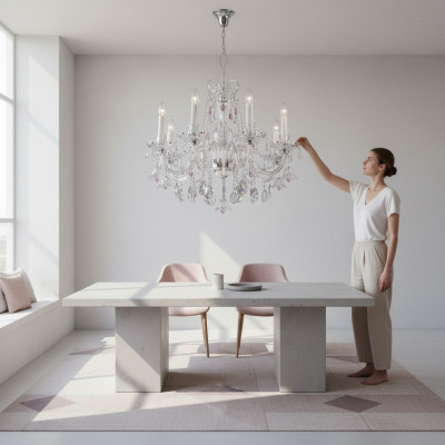 Kristal kroonluchter plafondlamp hanglamp licht Boheemse lamp
