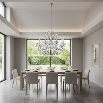 Kristal kroonluchter plafondlamp hanglamp licht Boheemse lamp