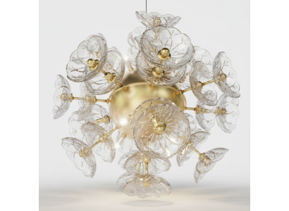 Plafond hanglamp Plafondlamp Kroonluchter Elite Boheemse Bloem Negen