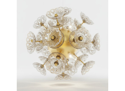 Elite Kroonluchter Bohemen Bloem Plafondlamp Kroonluchter Verlichting