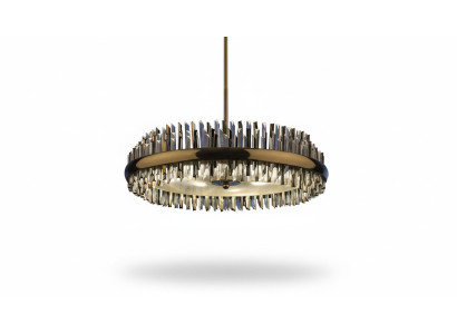 Ontwerp Bohemen kroonluchter plafondverlichting luxe kristallen lampen lichten