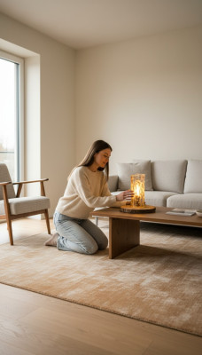 Kristallen nachtkastlamp, tafellamp, lamp, licht, tafel, Bohemen, bureau.
